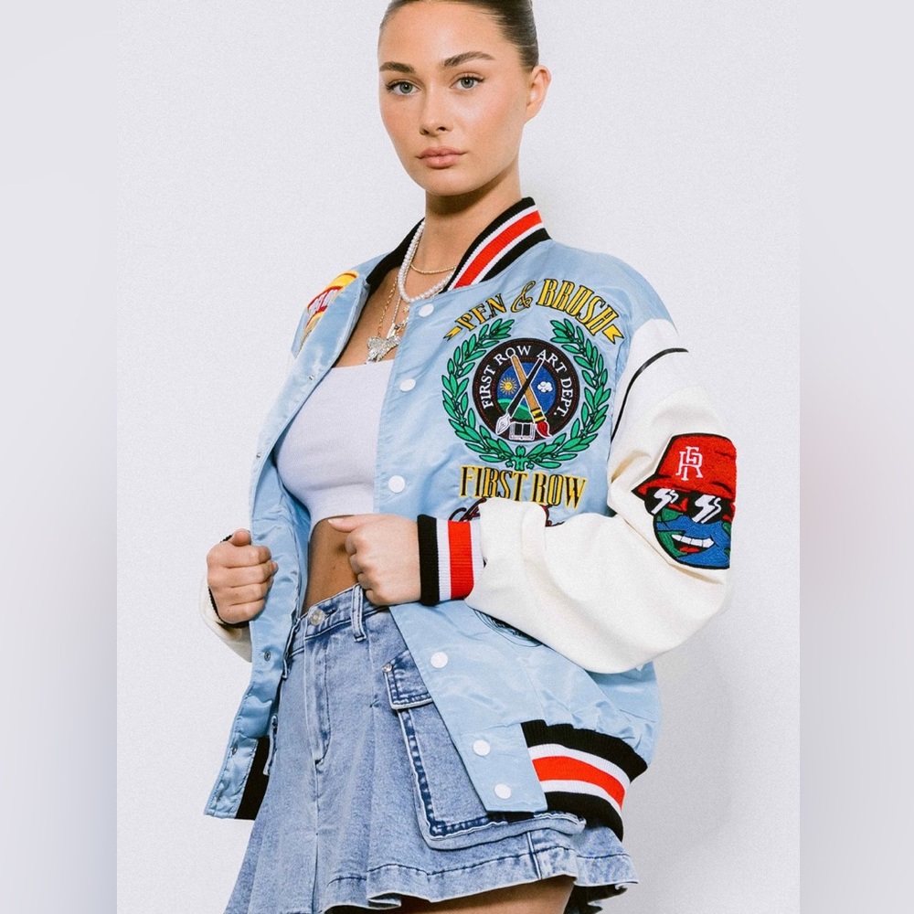 Pen & Brush Art Dept. Varsity Jacket